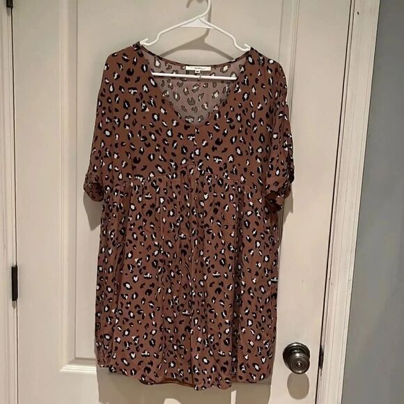 Andrew by Unit animal print dress size M - Picture 1 of 3